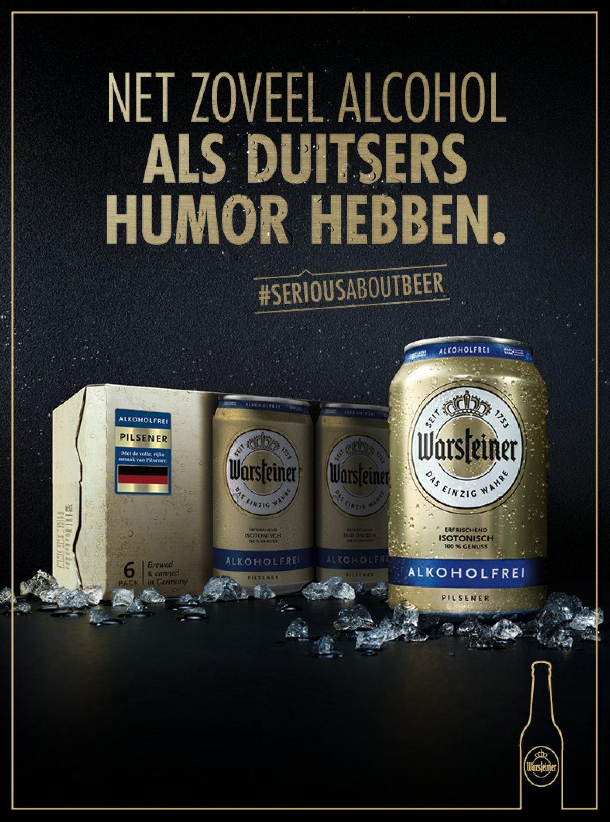 Warsteiner Alkoholfrei in blik | Warsteiner Premium Bier